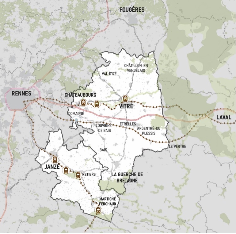 carte du territoire du SUPV
